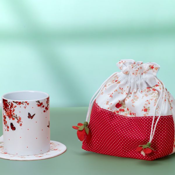 Mug & Bag Set - Red
