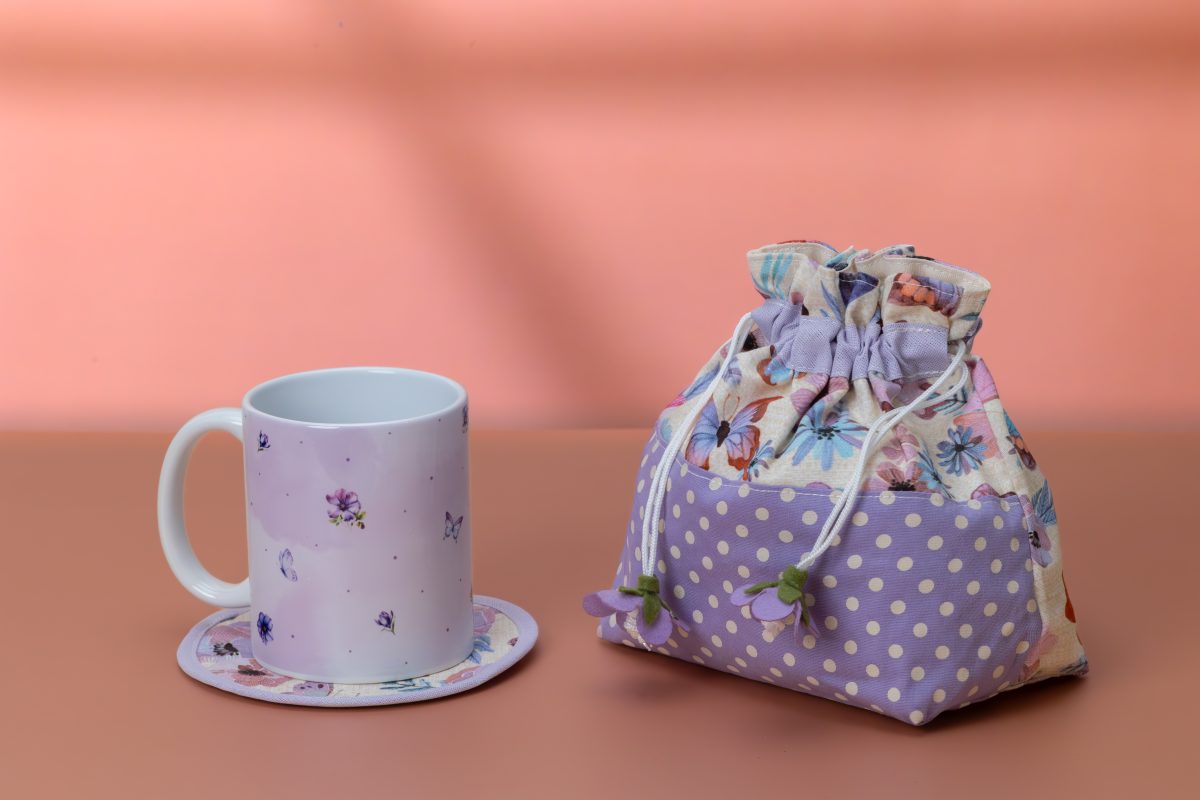 Mug & Bag Set - Purple - Image 1