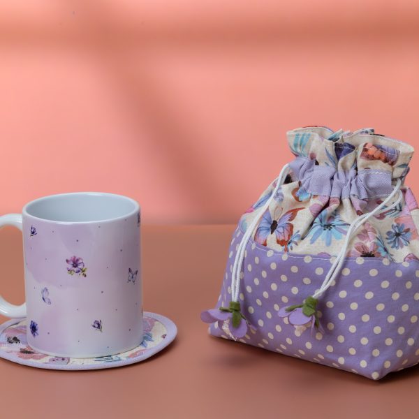 Mug & Bag Set - Purple
