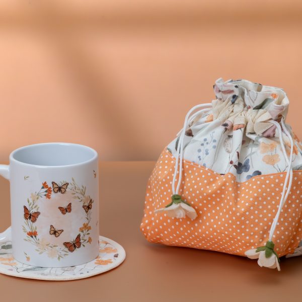 Mug & Bag Set - Orange