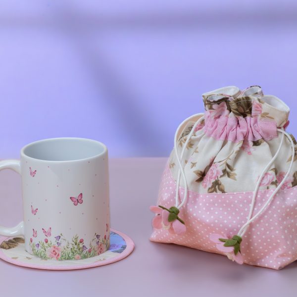 Mug & Bag Set - Pink