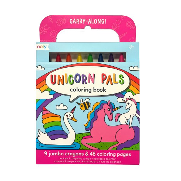 Crayon & Coloring Book - Unicorn Pals