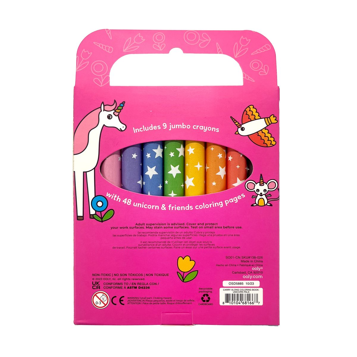 Crayon & Coloring Book - Unicorn Pals - Image 2