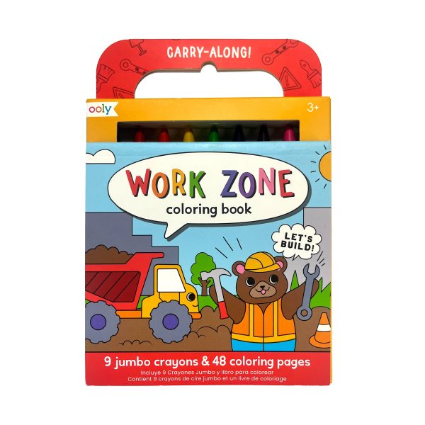 Crayon & Coloring Book - Work Zone